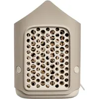Elho Cosy Insect Hotel 18cm - Geschikt voor Insecten en Bijen - 100% Gerecycled Plastic - L17.6 x B18 x H23 cm - Paddenstoel beige