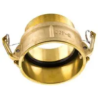 Tameson Camlock DN 90 (4'') Koppeling MessingR 4'' met buitendraad Type B MIL-C-27487