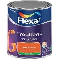 Flexa - Creations Muurverf Extra Mat - 100% Pompoen - Mengverf - 1 L