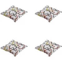 Madison zitkussen blaze - 50x50x7cm set van 4