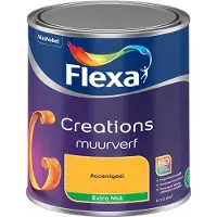 Flexa - Creations Muurverf Extra Mat - Accentgeel - Mengverf - 1 L