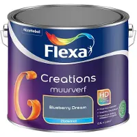 Flexa - Creations Muurverf Zijdemat - Blueberry Dream - Mengverf - 2,5 L