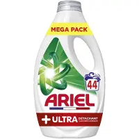 Ariel 4x Vloeibaar Wasmiddel +Ultra Vlekverwijderaar 44 Wasbeurten 1980 ml