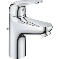 GROHE QuickFix Swift eengreepsmengkraan met pop-up waste set - S-Size - Energie- en waterbesparend - Chroom