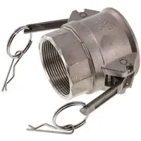 Tameson Camlock DN 50 (2'') Koppeling RvsRp 2'' met binnendraad Type D MIL-C-27487