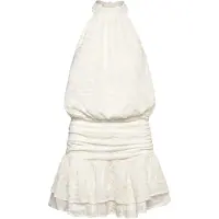 Gina Tricot mini-jurk met ruches en vetersluiting
