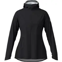 Löffler - Women's Hooded Jacket WPM Pocket - Fietsjack 40, zwart