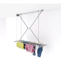 Foxydry Mini 152 cm plafond droogrek - handbediend - 11,5 m drooglengte - grijs