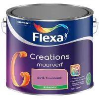 Flexa - Creations Muurverf Extra Mat - 85% Framboos - Mengverf - 2,5 L