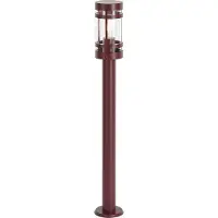 QAZQA Moderne buitenlamp donkerrood 80cm IP44 - Gleam