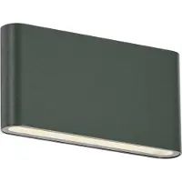 QAZQA Moderne buiten wandlamp donkergroen 17,5cm incl. LED IP65 - Batt