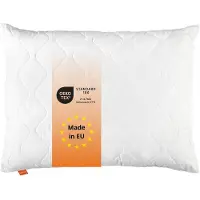 Sleepling Komfort 100 - hoofdkussen 70x90 cm - kussen van polyester - geschikt voor mensen met allergieën - als slaapkussen, bankkussen of sierkussen - Made in EU - 70 x 90 cm - wit