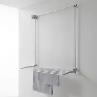 Foxydry Wall 128 cm droogrek wandmontage -bediening links- 128 x 52 x 137 cm