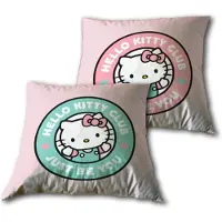 Hello Kitty Club kussen, decoratief kussen 40x40 cm Velours