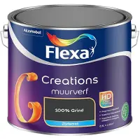 Flexa - Creations Muurverf Zijdemat - 100% Grind - Mengverf - 2,5 L