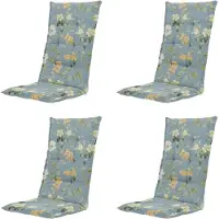 Madison kussen hoge rug julliete - 123x50x5cm set van 4
