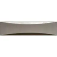 Valence Technology Mundo wandtegel 5x20cm glans lichtgrijs 3D