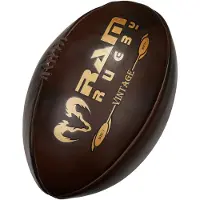 RAM Rugby RAM - Vintage rugbybal - Retro style - Donker bruin - Maat 5