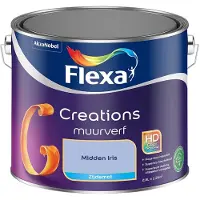 Flexa - Creations Muurverf Zijdemat - Midden Iris - Mengverf - 2,5 L