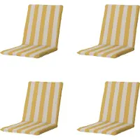 Madison stapelstoelkussen amora - 97x49x5cm set van 4