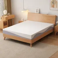 STILVORA Schuimmatras 180x200 cm – Omkeerbaar Met H3 En H4 – Afneembare Wasbare Hoes – Ademend Slaapcomfort – Wit Grijs