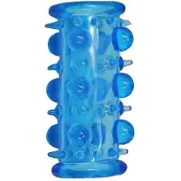 Dreamtoys All Time Favorites Bead Sleeve Penishoes - Blauw