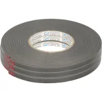 Wovar Glasband PE 9x3 mm zwart | 3 x 5 m | Beglazing
