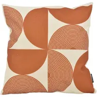 NOVÉE Retro Curve #2 Kussenhoes | 45 x 45 cm | Katoen/Linnen | Sierkussenhoes |