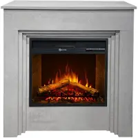 DIVINA FIRE BELLINI elektrische haard met betonlook, made in Italy, L96 x D35 x H96 cm.