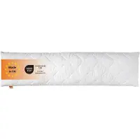 Sleepling Komfort 100 - zijslaapkussen 40x105 cm - kussen van polyester - geschikt voor mensen met allergieën - als body pillow, lichaamskussen of voedingskussen - Made in EU - 40 x 105 cm - wit
