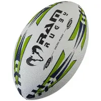RAM Rugby Micro Training Rugbybal - Maat 2.5 - 3D Grip - Nr. 1 Rugby Merk in Europa - Perfecte vorm en Duurzaam