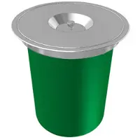 Franke KEA - E 12 inbouw afvalemmer, groen/rvs 134.0035.042