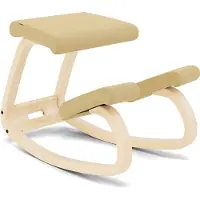 Varier Stokke Variable balans kniestoel Geel/Naturel Tonal