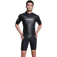 Cressi Altum 3 Mm Short Sleeve Shorty Zwart XL Man