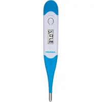 Grundig Koortsthermometer Digitaal - Lichaamsthermometer voor Volwassenen en Kinderen - Digitale Thermometer met Flexibele Tip voor Orale, Axillaire of Rectale Meting - Inclusief Opbergdoosje
