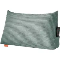 Sleepling 70 x 40 x 20 cm rugkussen corduroy look, wigkussen voor bed en bank, lendenkussen, driehoekig leeskussen, kussen met afneembare wasbare hoes, zijvak, turquoise