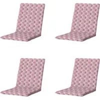 Madison stapelstoelkussen rae - 97x49x5cm set van 4