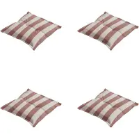Madison zitkussen amora - 50x50x7cm set van 4