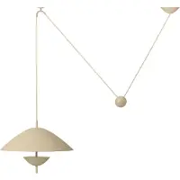 Ferm Living Hanglampe , Lod, dimbare, Beige, Woonkamer, Metaal, Designer