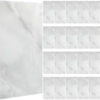 Nee Verpakking van 40 Zelfklevende Achterwandtegels – 30x60 cm Zelfklevende Muurstickers – Decoratieve Tegelpanelen voor Keuken en Badkamer