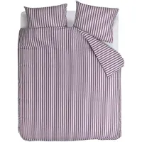 Beddinghouse Dekbedovertrek Veya Mauve Seersucker-200 x 200 / 220 cm | 2-Persoons