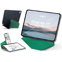 MOFT Hoes Geschikt voor Apple iPad Pro 11 (2022 / 2021 / 2020 / 2018) - Dynamic Folio Book Case - Magnetische Beschermhoes met Standaard - 20+ Kijkhoeken - MOVAS Vegan Leer - Sleep/Wake - Navy