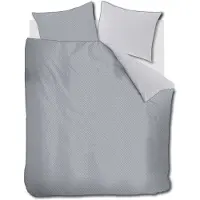 Rivièra Maison Dekbedovertrek Emery Blauwgrijs Katoen-240 x 200 / 220 cm | Lits-Jumeaux