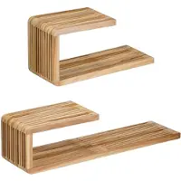 Mica Decorations wandplank Josha (set van 2) (80x21 cm)