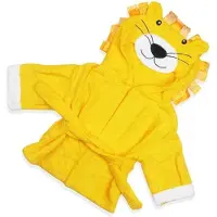 Jumada 's - Leeuwenprint Babybadjas | Babybadjas met capuchon | Babybadcape | Kinderbadjas