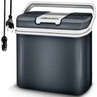 DNA Koelbox - Koelbox Elektrisch 12v 230 Volt - Koelbox Elektrisch - Koelbox Auto - Grijs - 25cm x 40cm x 42cm