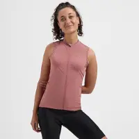 Rogelli Essential II Fietsshirt Dames - Mouwloos Wielrenshirt - Chutney - Maat XS