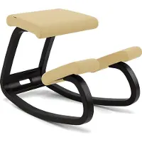Varier Variable balans kniestoel Geel/Zwart Tonal