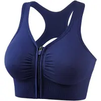 Jumada 's - Sportbeha met voorsluiting - Blauw - Small - Let op! Valt klein, bestel minimaal een maat groter.