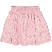 Garcia Rok ecru / pastelblauw / lichtroze